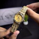 Women watch hex golden front view