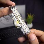 Women watch two tone black with a straps review