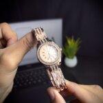 Women watch hexicle rose-gold front view