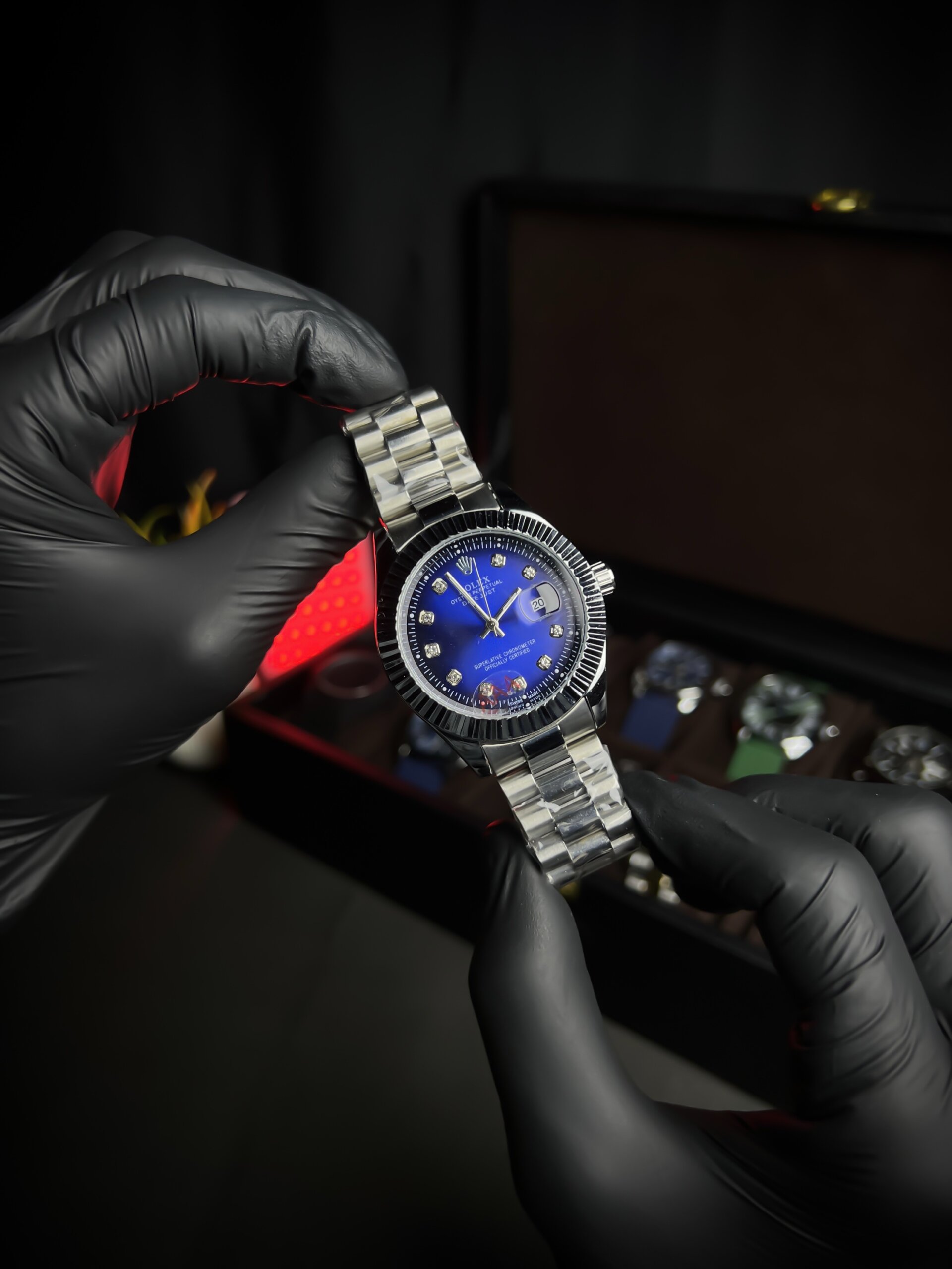 Rolex Date-Just blue dial