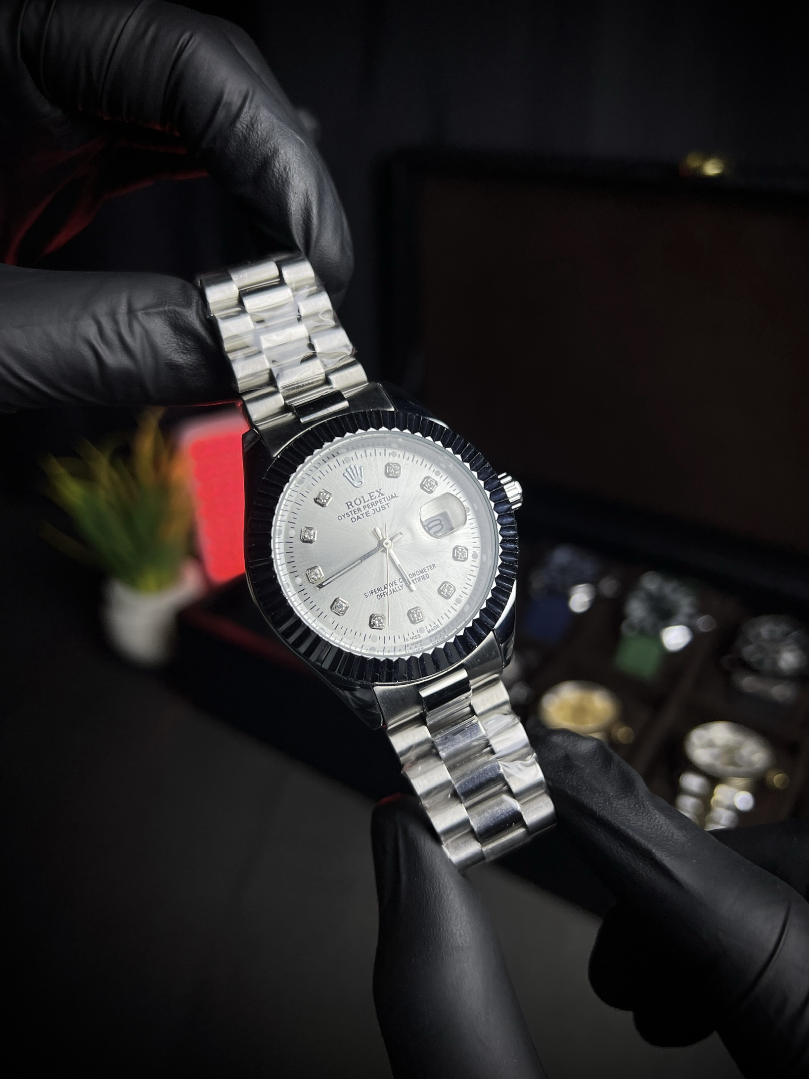 Rolex date-Just white