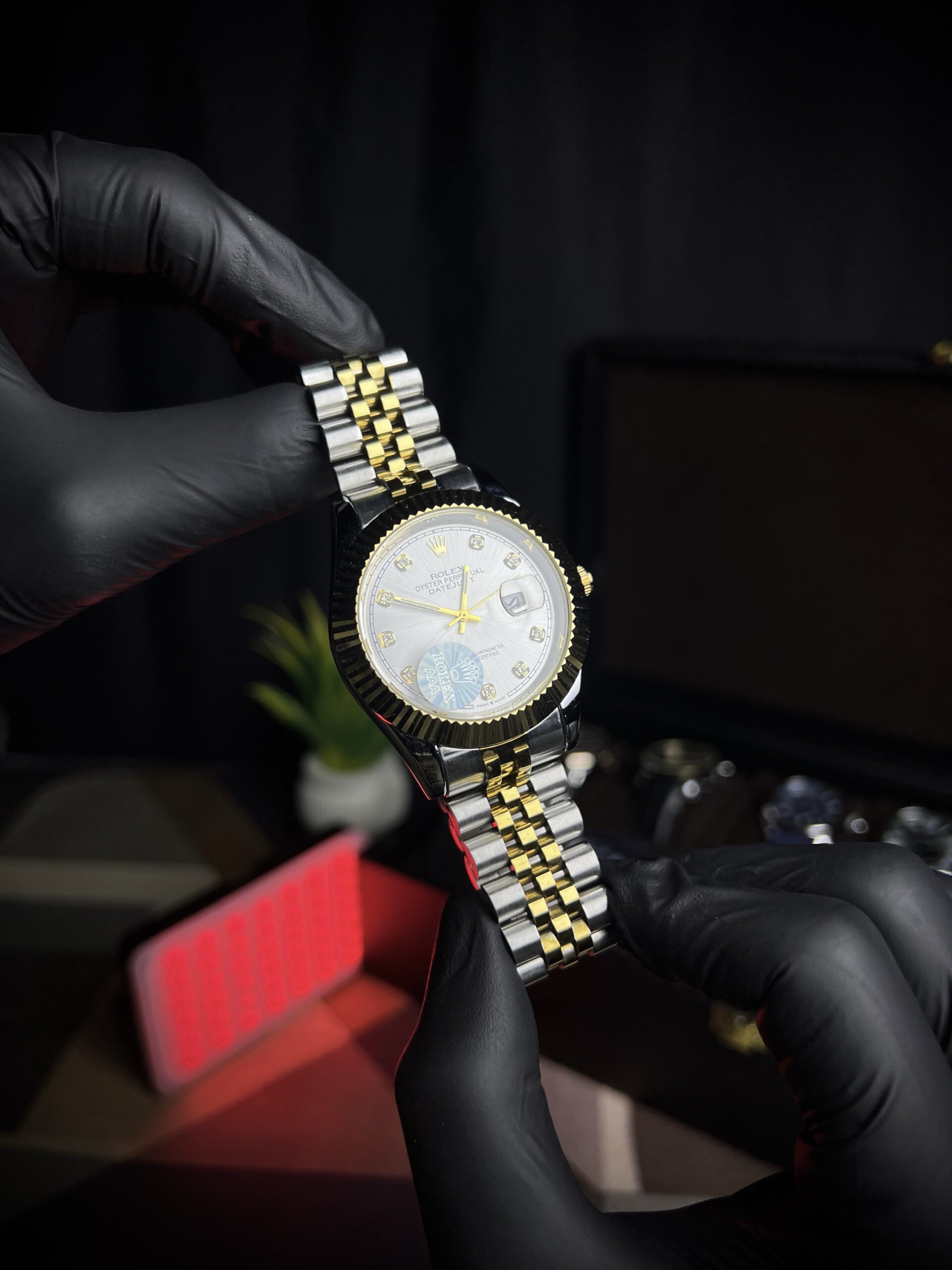 Rolex Date-Just two tone jubilee bracelet