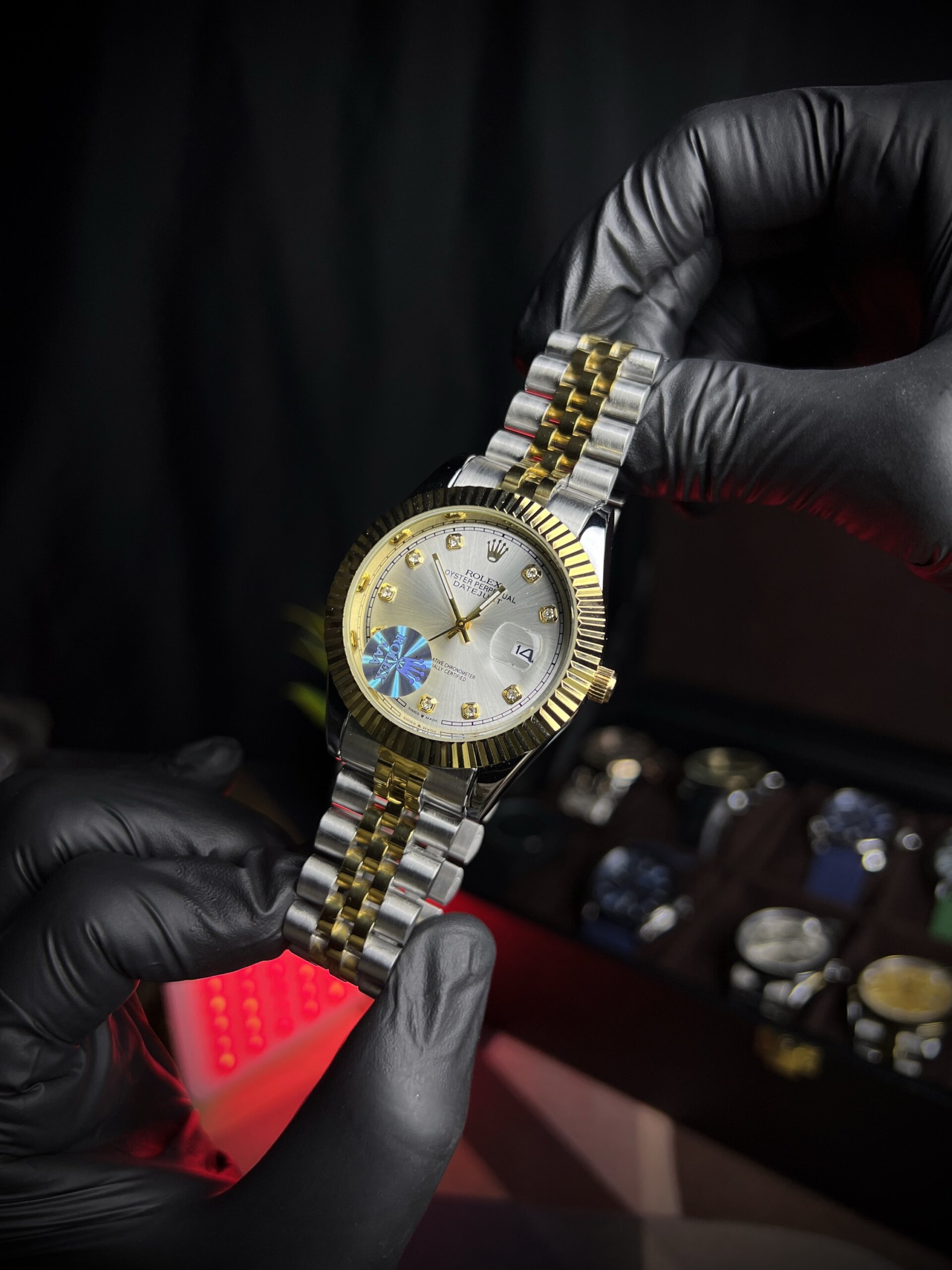 Rolex Date-Just two tone jubilee bracelet