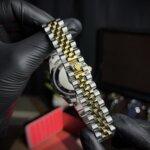 Rolex Date-Just two tone jubilee bracelet witn golden-silve straps