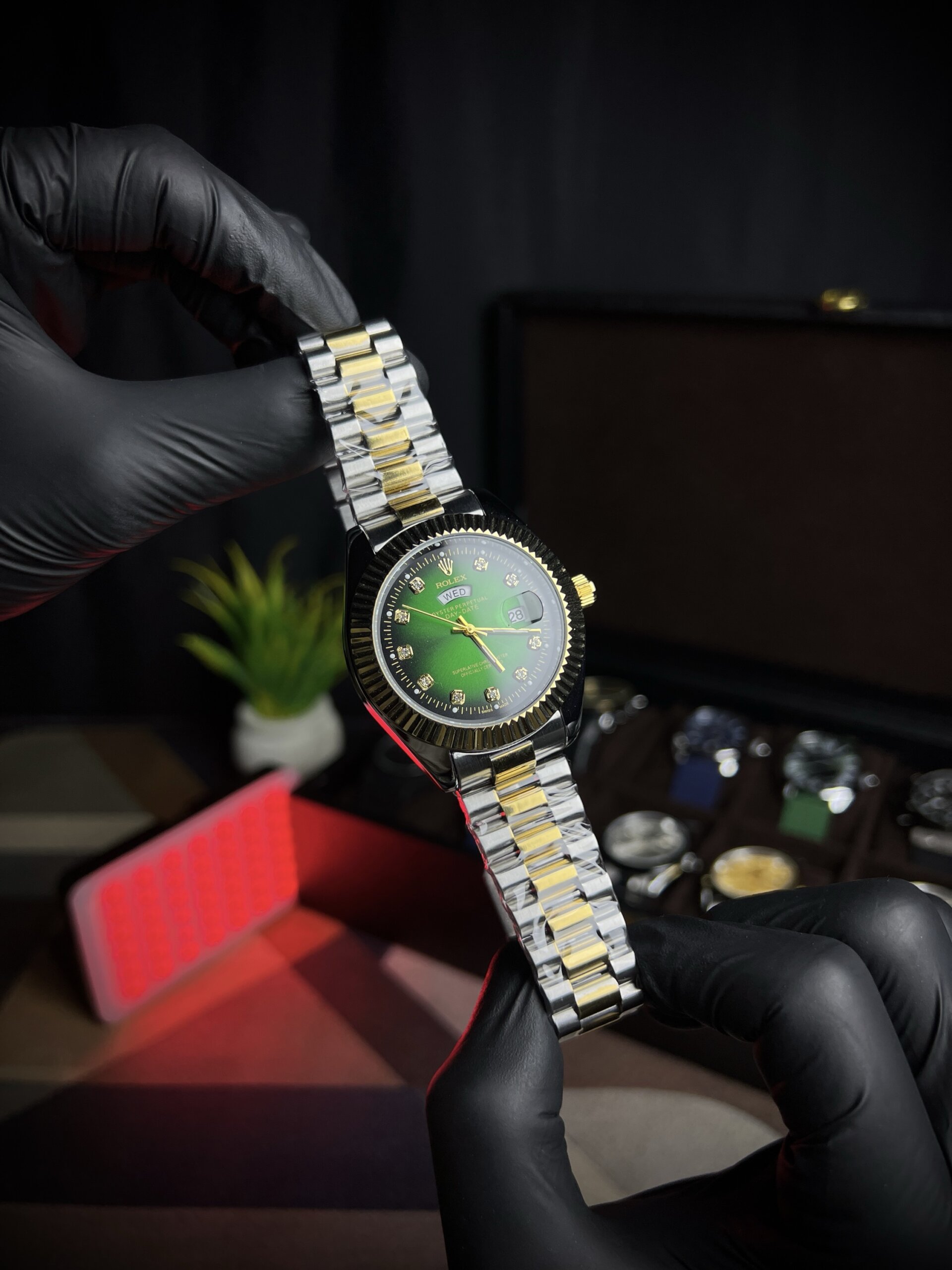 Rolex day-date two tone