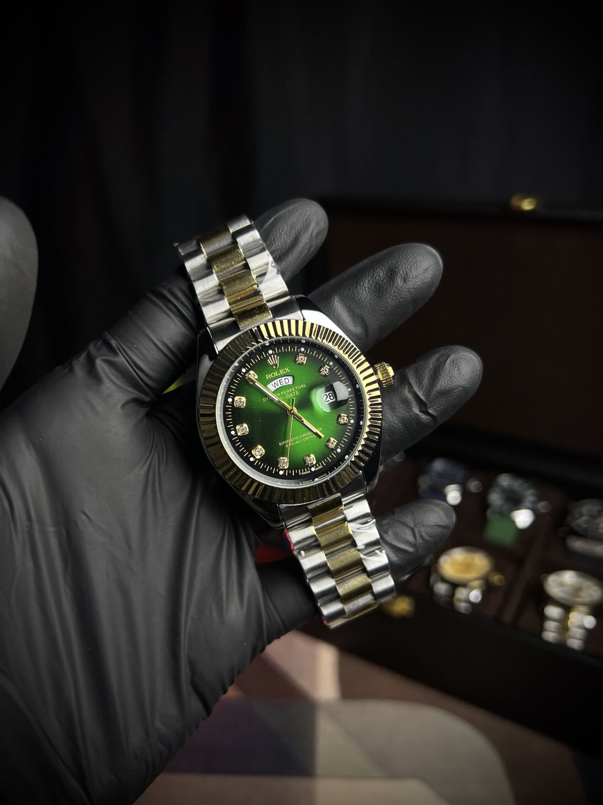 Rolex day-date two tone