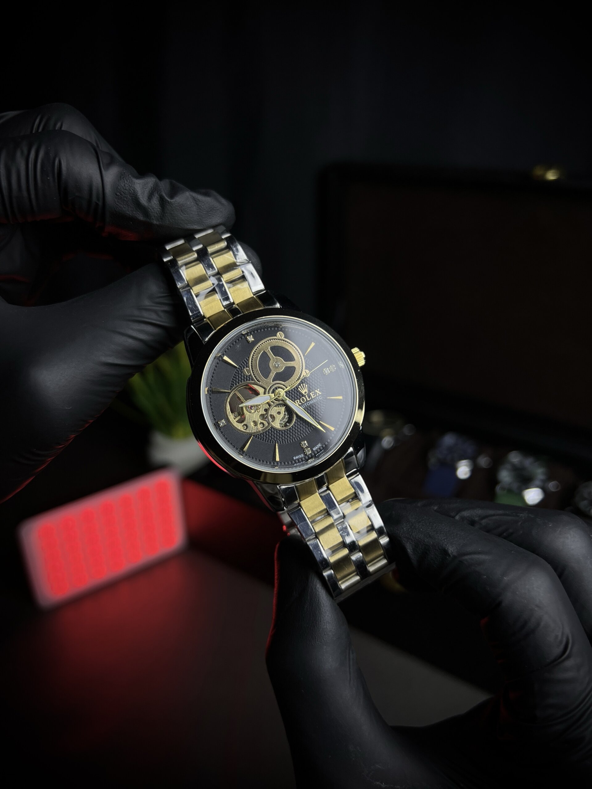 Rolex automatic movement two tone