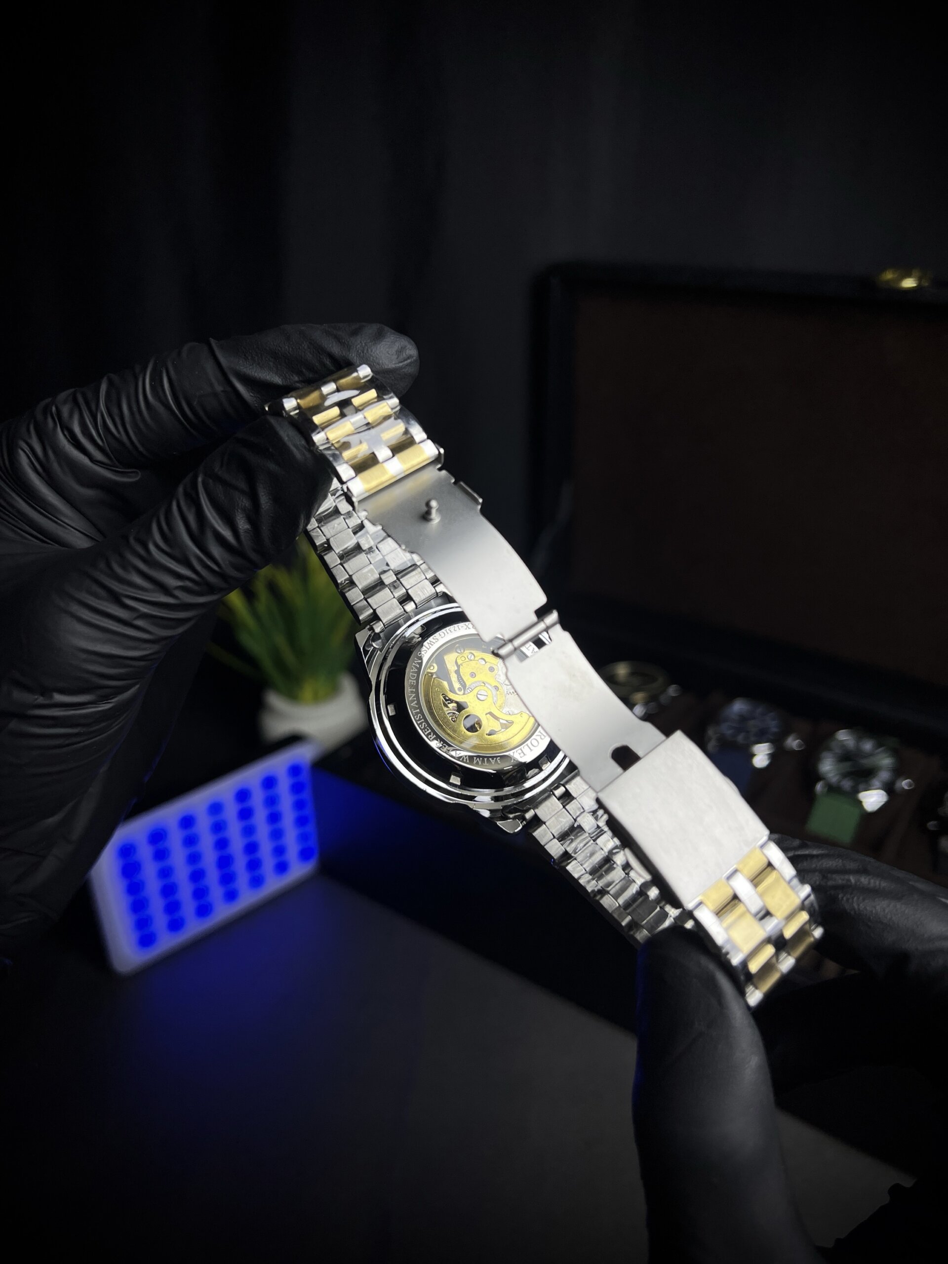 Rolex automatic movement two tone