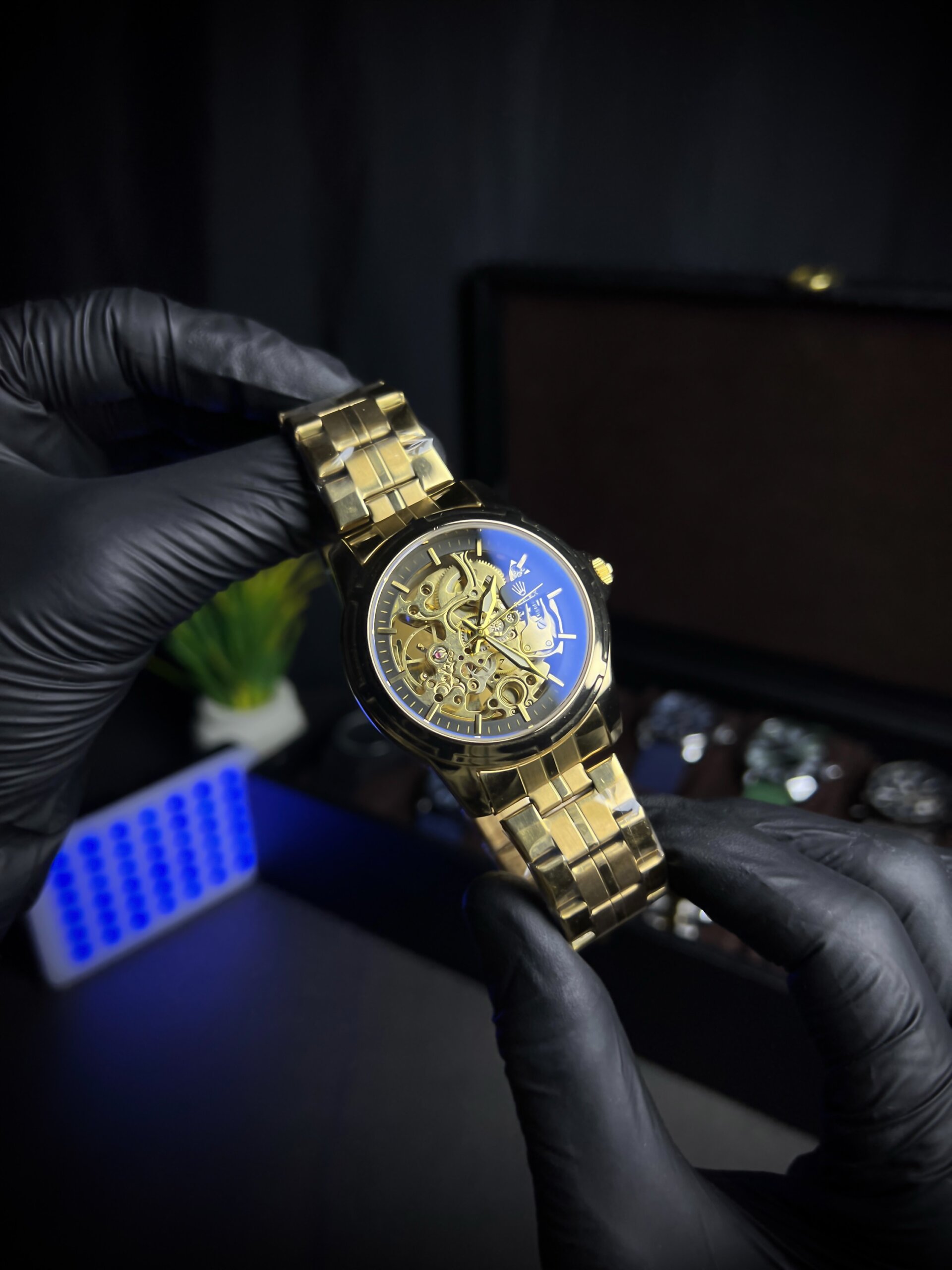 Rolex skeleton automatic