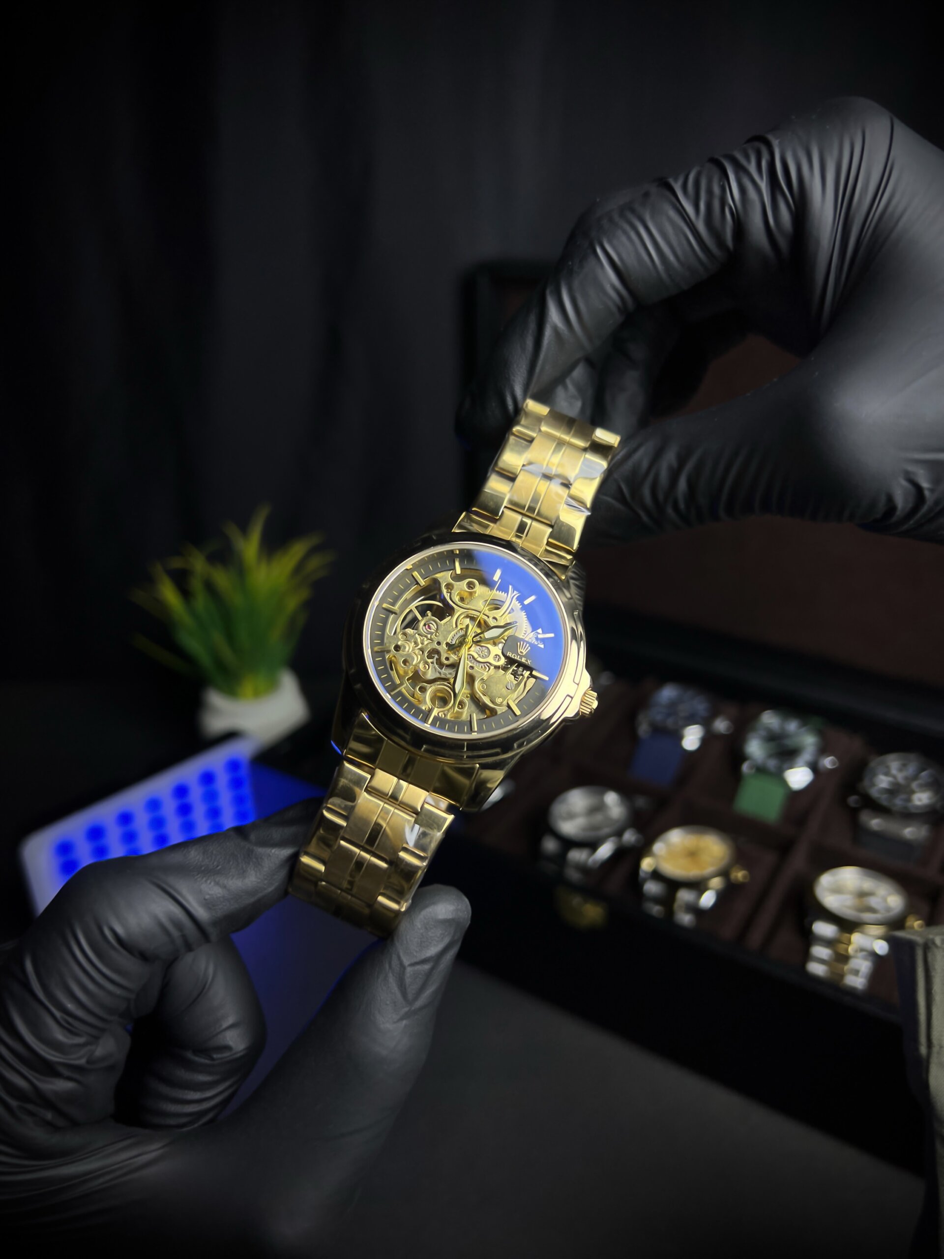 Rolex skeleton automatic