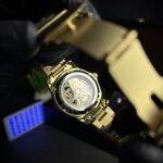 Rolex skeleton automatic back straps view & lock