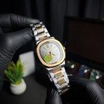 Patek phillippe two tone front dial view with two colors