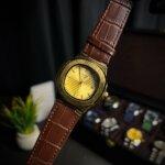 Patek phillippe Geneve front view with straps