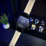 Al-Salah Digital Watch With Silver Dial Back Straps View