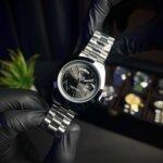 Rolex Day-Date Black Wrist View