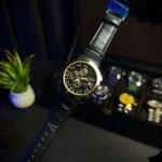 Tissot chronograph view with straps