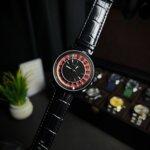 Casino premium men's fashion black watch wrist view
